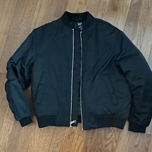 GAP Women’s Classic Black Bomber Jacket